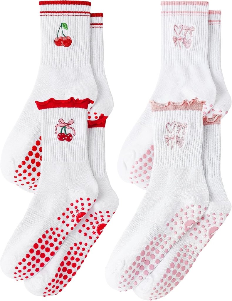 Carica immagine in Galleria Viewer, Pilates antislip sokken dames maat 36-40 met gripnoppen – yoga sokken – fitness sokken - happygetfit.com
