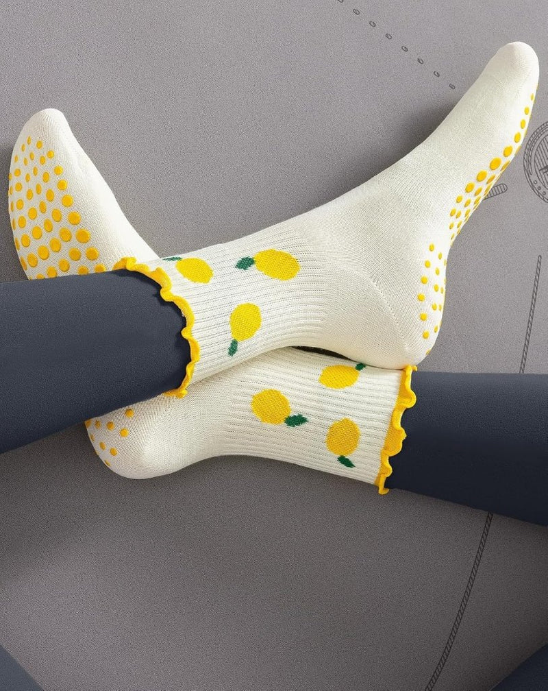 Carica immagine in Galleria Viewer, Pilates antislip sokken dames maat 36-40 met gripnoppen – yoga sokken – fitness sokken - happygetfit.com
