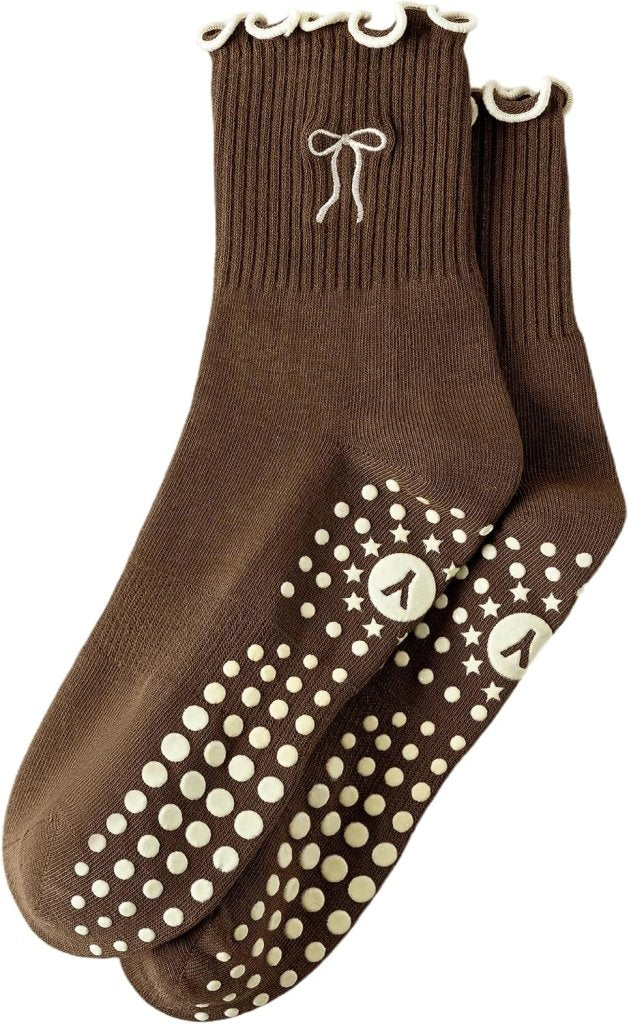 Carica immagine in Galleria Viewer, Pilates antislip sokken dames maat 36-40 met gripnoppen – yoga sokken – fitness sokken - happygetfit.com

