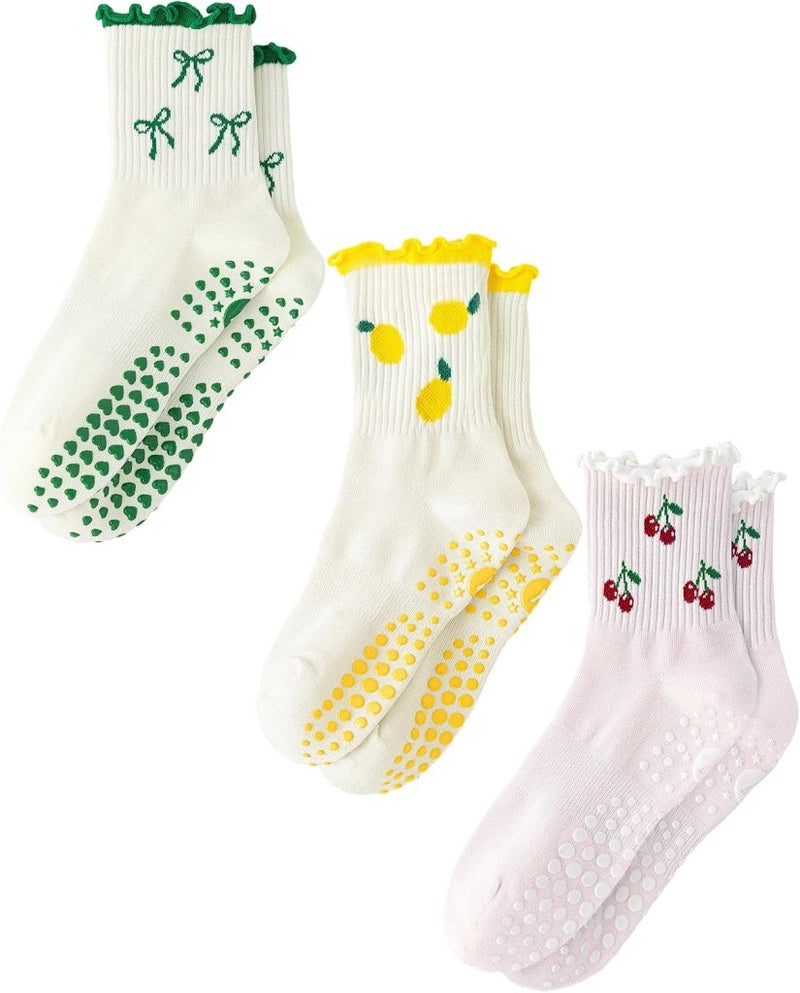 Carica immagine in Galleria Viewer, Pilates antislip sokken dames maat 36-40 met gripnoppen – yoga sokken – fitness sokken - happygetfit.com

