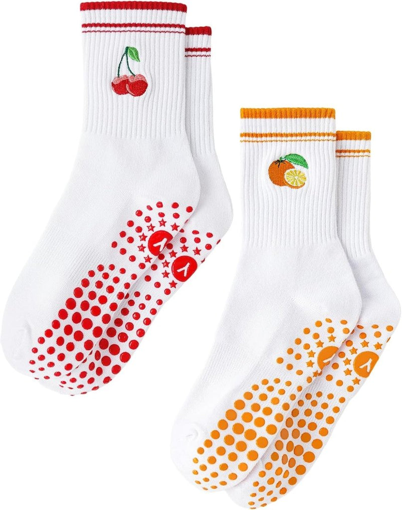 Carica immagine in Galleria Viewer, Pilates antislip sokken dames maat 36-40 met gripnoppen – yoga sokken – fitness sokken - happygetfit.com
