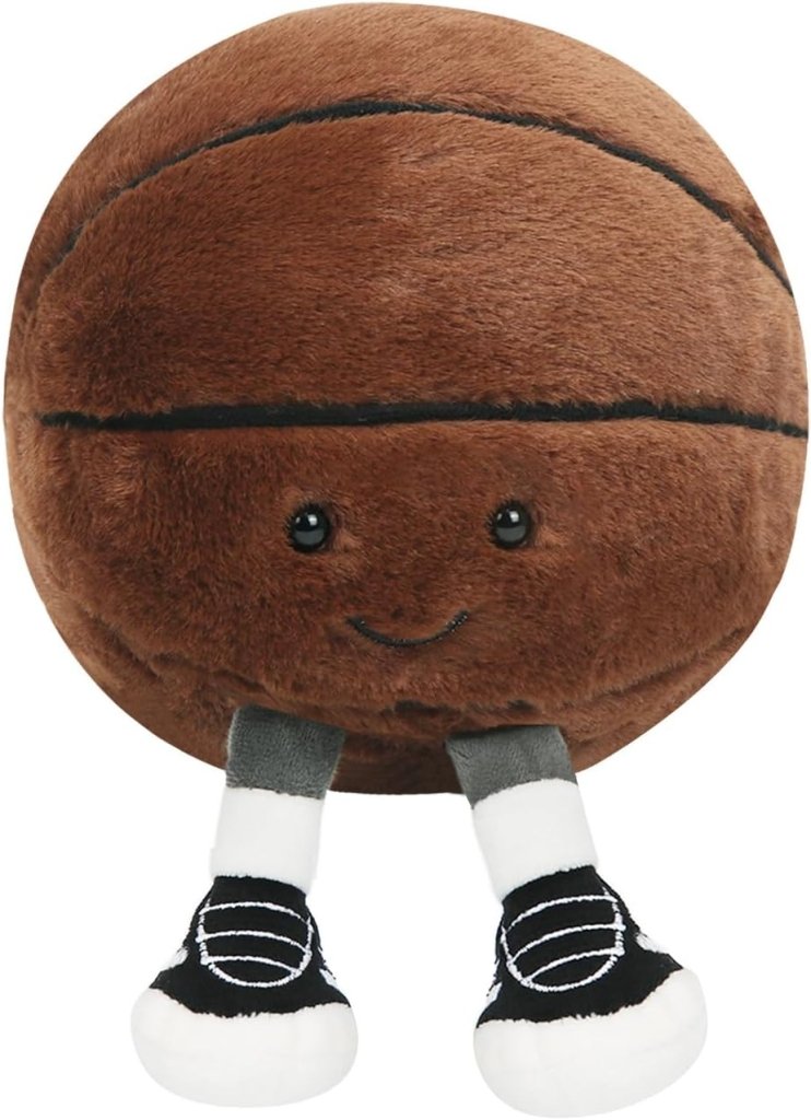 Chargez l'image dans la visionneuse de la galerie, Pluche basketbal kussen 27 cm - happygetfit.com
