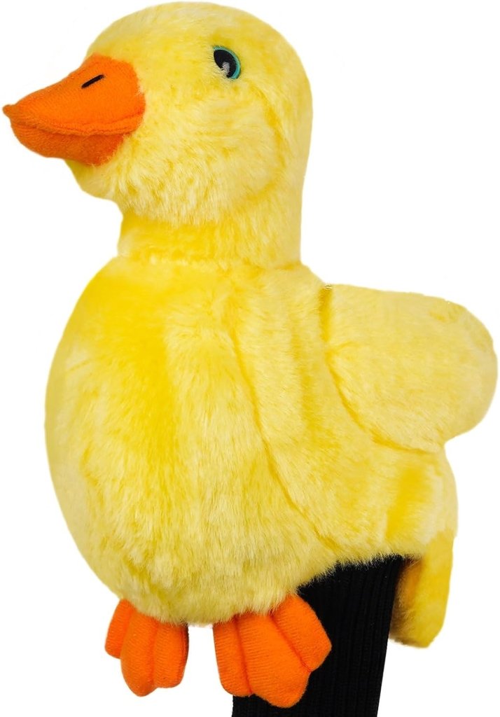 Carica l’immagine nel visualizzatore della galleria, Pluche golfclubhoes met eendenontwerp voor drivers tot 460cc – dierenheadcover – golfartikelen - happygetfit.com
