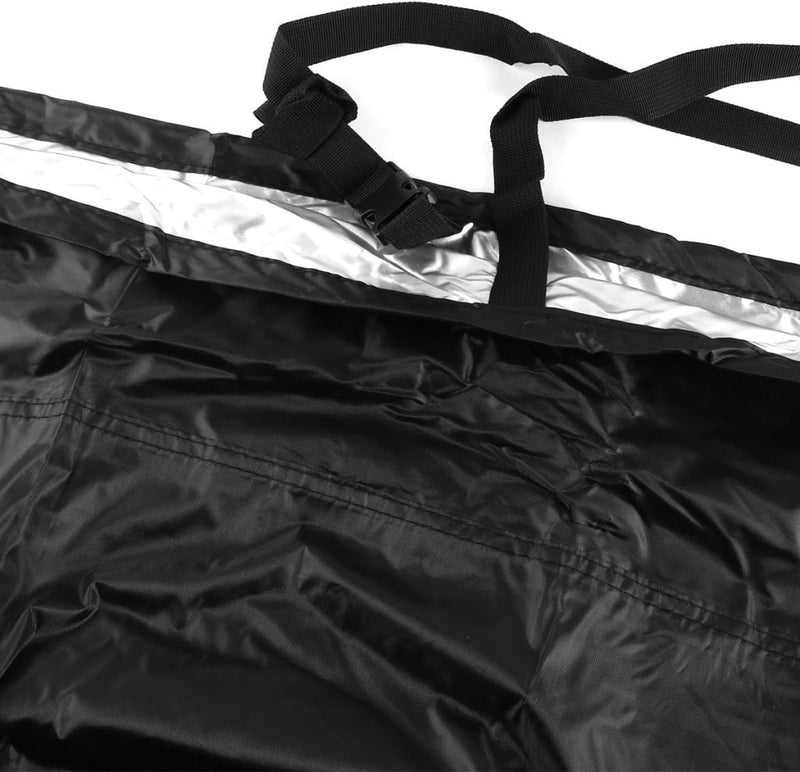 Chargez l'image dans la visionneuse de la galerie, Pooltafel hoes waterdicht 245 x 140 cm zwart - happygetfit.com
