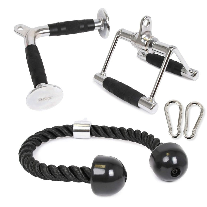 Laad afbeelding in Galerijviewer, POWER GUIDANCE Cable Machine Attachment, LAT Pulldown Attachments, Cable Attachments for Gym, Home Gym Accessories - happygetfit.com
