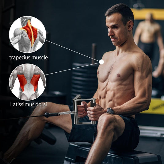 POWER GUIDANCE Cable Machine Attachment, LAT Pulldown Attachments, Cable Attachments for Gym, Home Gym Accessories - happygetfit.com
