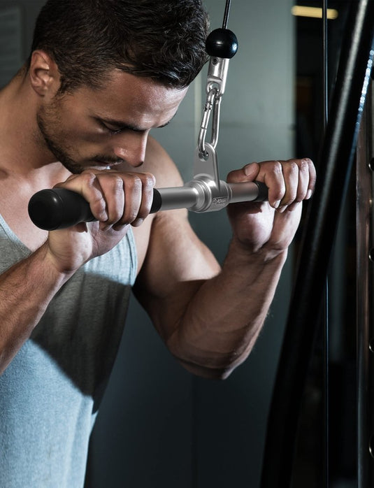 POWER GUIDANCE Cable Machine Attachment, LAT Pulldown Attachments, Cable Attachments for Gym, Home Gym Accessories - happygetfit.com