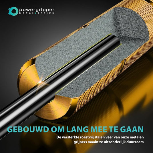 Powerball Metal Power Grippers Professional Grade - 8 weerstanden voor Grip, Pols & Arm Training (50lbs - 400lbs) - happygetfit.com