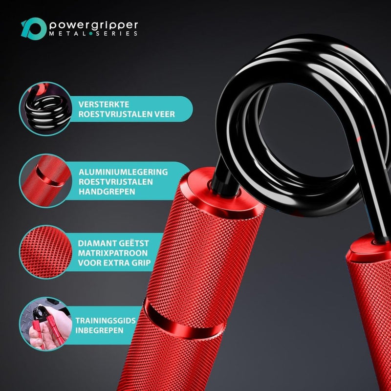 Load image into Gallery viewer, Powerball Metal Power Grippers Professional Grade - 8 weerstanden voor Grip, Pols &amp; Arm Training (50lbs - 400lbs) - happygetfit.com
