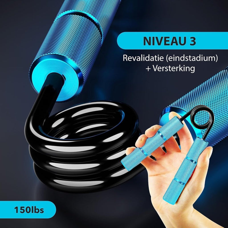 Load image into Gallery viewer, Powerball Metal Power Grippers Professional Grade - 8 weerstanden voor Grip, Pols &amp; Arm Training (50lbs - 400lbs) - happygetfit.com
