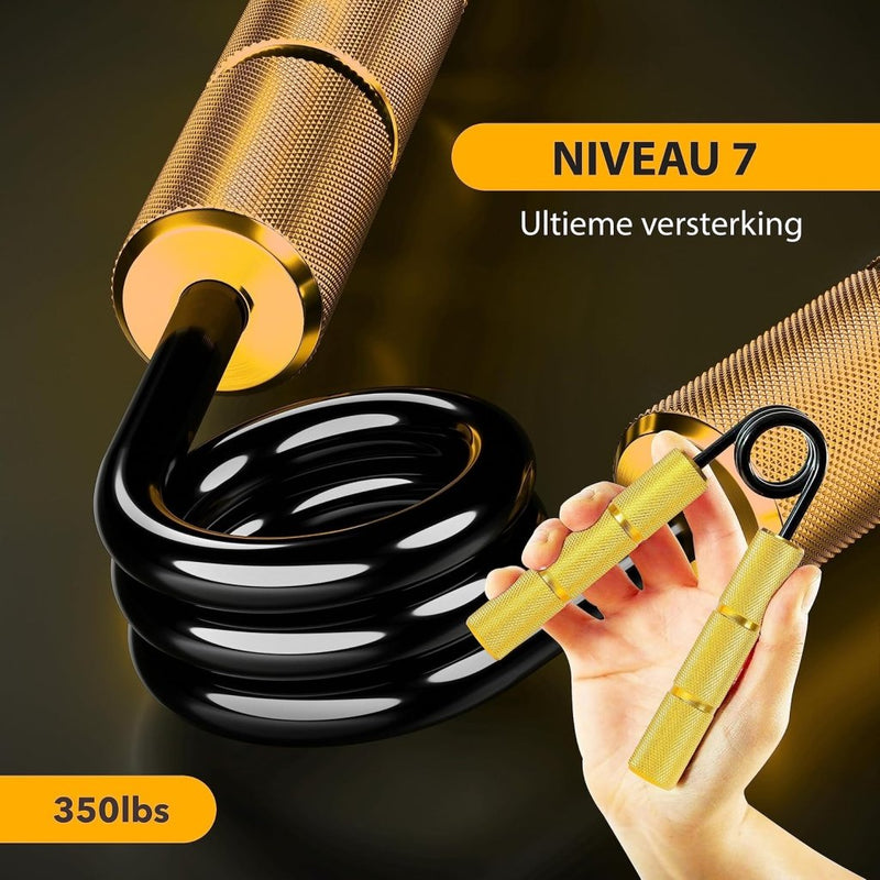 Load image into Gallery viewer, Powerball Metal Power Grippers Professional Grade - 8 weerstanden voor Grip, Pols &amp; Arm Training (50lbs - 400lbs) - happygetfit.com
