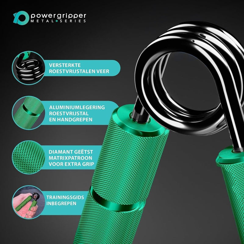 Load image into Gallery viewer, Powerball Metal Power Grippers Professional Grade - 8 weerstanden voor Grip, Pols &amp; Arm Training (50lbs - 400lbs) - happygetfit.com

