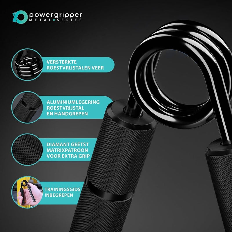 Load image into Gallery viewer, Powerball Metal Power Grippers Professional Grade - 8 weerstanden voor Grip, Pols &amp; Arm Training (50lbs - 400lbs) - happygetfit.com
