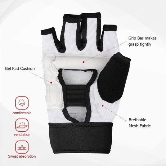 Punch Bag Training Gloves, LangRay MMA Grappling Gloves for Sparring Martial Arts Boxing Training for Adults and Kids - happygetfit.com