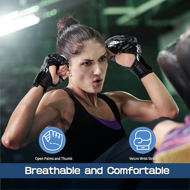 Load image into Gallery viewer, Punch Bag Training Gloves, LangRay MMA Grappling Gloves for Sparring Martial Arts Boxing Training for Adults and Kids - happygetfit.com
