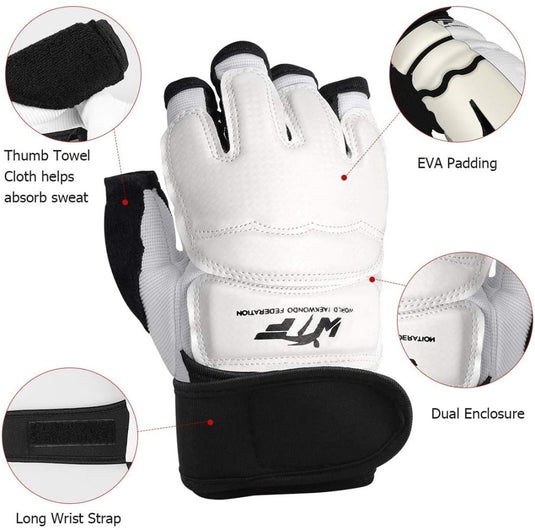 Punch Bag Training Gloves, LangRay MMA Grappling Gloves for Sparring Martial Arts Boxing Training for Adults and Kids - happygetfit.com