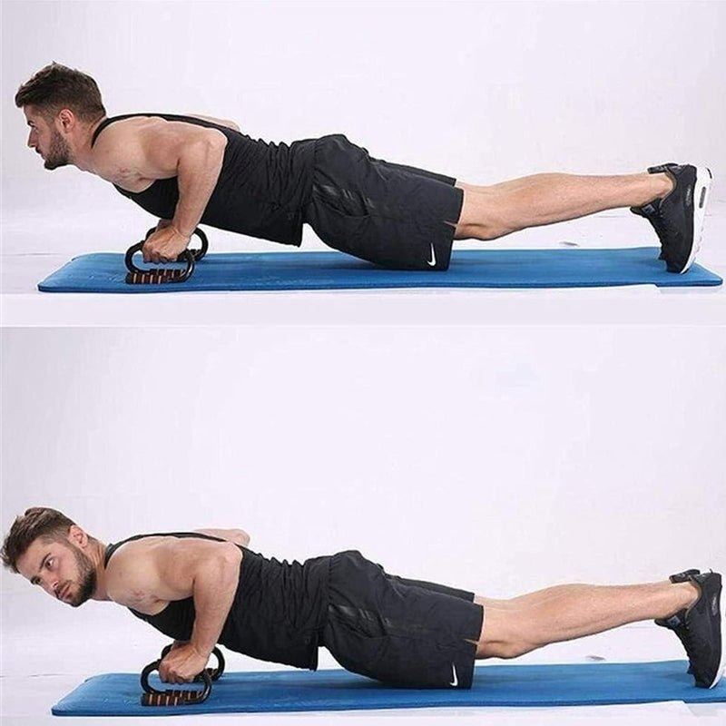 Laad afbeelding in Galerijviewer, Push-up bar handgrepen voor borstspieren buiggereedschap unisex vorm S set 2 bars antislip basis van pvc, schuimgreep, zweetabsorberend, Calisthenics-uitrusting - happygetfit.com
