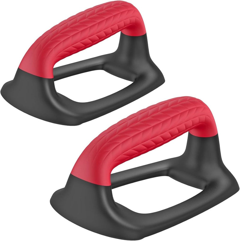 Załaduj obraz do przeglądarki galerii, Push-up bars met ergonomische handgrepen en antislip onderzijde – opdruksteunen – calisthenics - happygetfit.com
