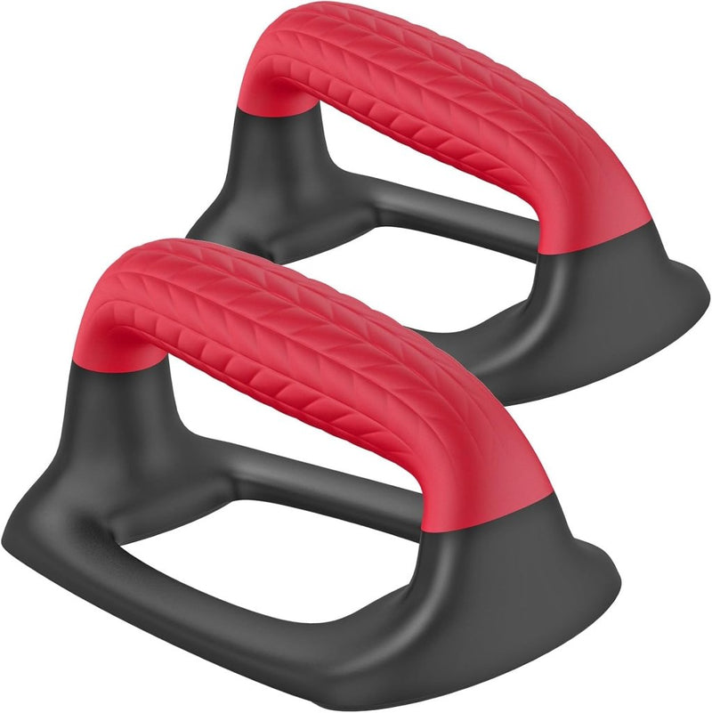 Załaduj obraz do przeglądarki galerii, Push-up bars met ergonomische handgrepen en antislip onderzijde – opdruksteunen – calisthenics - happygetfit.com
