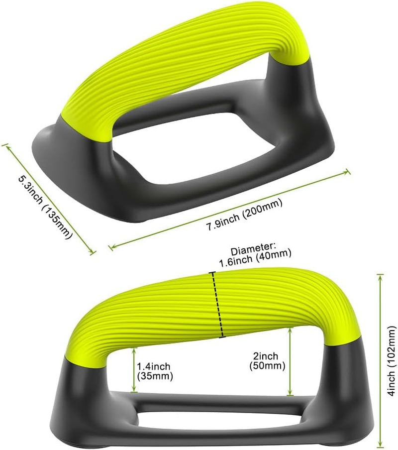 Załaduj obraz do przeglądarki galerii, Push-up bars met ergonomische zachte handgrepen en antislip basis – opdruksteunen – krachttraining - happygetfit.com
