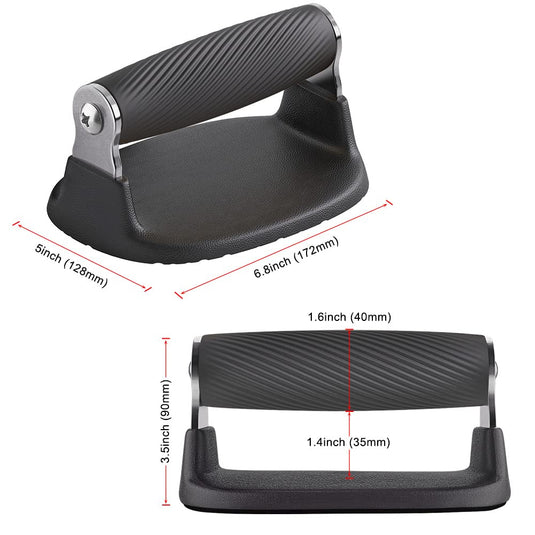 Push Up Bars with Bottom Anti-Slip Pad Push Up Handles for Floor Soft Plastic Pushup Handles Strength Training Pushup Stands - happygetfit.com
