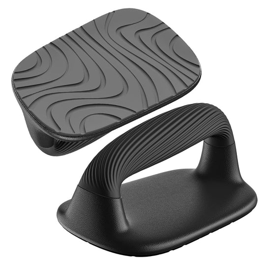 Push Up Bars with Bottom Anti-Slip Pad Push Up Handles for Floor Soft Plastic Pushup Handles Strength Training Pushup Stands - happygetfit.com