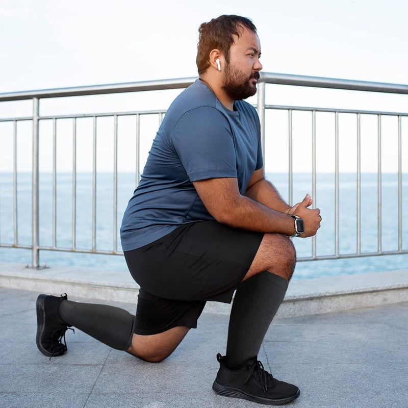 Laad afbeelding in Galerijviewer, PUTUO Compressiesokken voor Dames en Heren: Compressiesokken Sokken voor Vliegen Atletiek Lopen Reizen Fietsen Sport 1 paar - happygetfit.com
