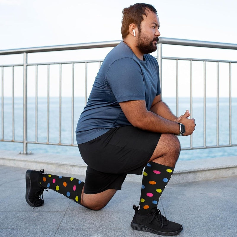 Laad afbeelding in Galerijviewer, PUTUO Compressiesokken voor Dames en Heren: Compressiesokken Sokken voor Vliegen Atletiek Lopen Reizen Fietsen Sport 1 paar - happygetfit.com
