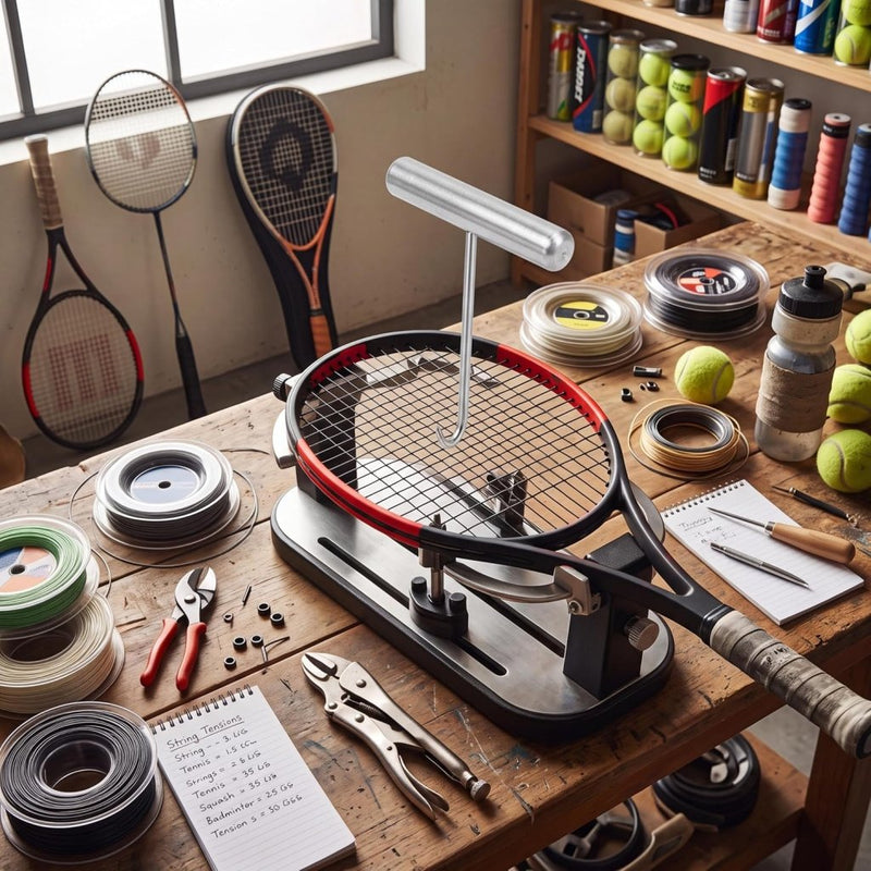 Load image into Gallery viewer, Racket bespanghulp voor tennis badminton en squash - happygetfit.com
