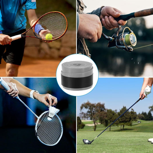 Racket grip tape set 9 stuks roze - happygetfit.com