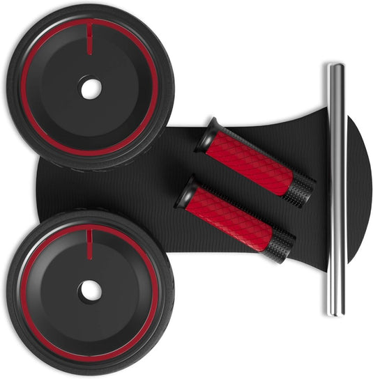 Readaeer Ab-roller, buikspierwiel, buikspiertrainer, apparatuur voor thuis-fitnessruimte - happygetfit.com