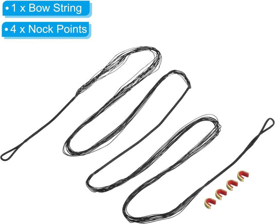 Recurve boogsnaar 54 inch 14 strengen voor AMO 58 inch met 4 nokpunten – boogschieten accessoires - happygetfit.com