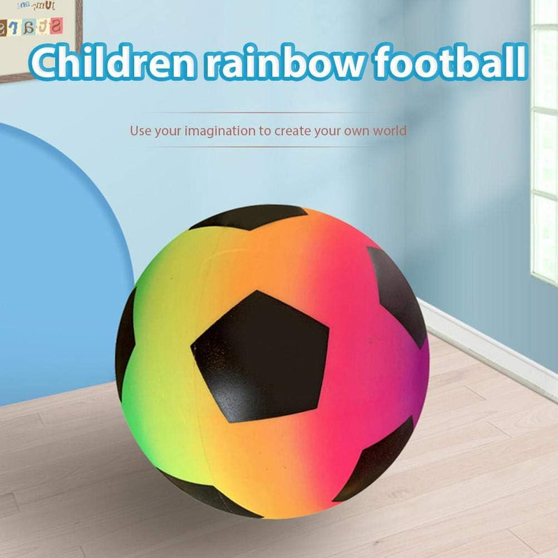 Load image into Gallery viewer, Regenboog foambal: Kleurrijk plezier voor actieve kinderen! - happygetfit.com
