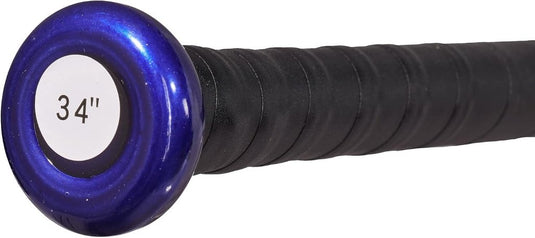 Relaxdays honkbalknuppel aluminium, 34 inch/ 86 cm, antislip, lichtgewicht, voor hobby & vrije tijd, baseball bat, blauw - happygetfit.com