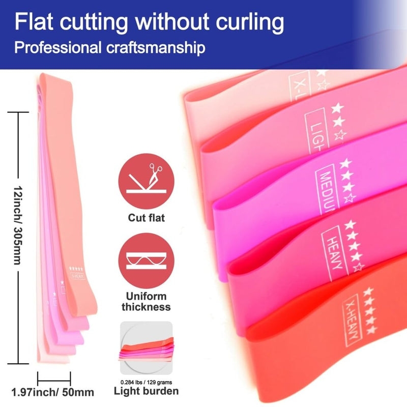 Laad afbeelding in Galerijviewer, Resistance Loop Exercise Bands Exercise Bands for Home Fitness, Stretching, Strength Training, Physical Therapy,Elastic Workout Bands for Women Men Kids - happygetfit.com
