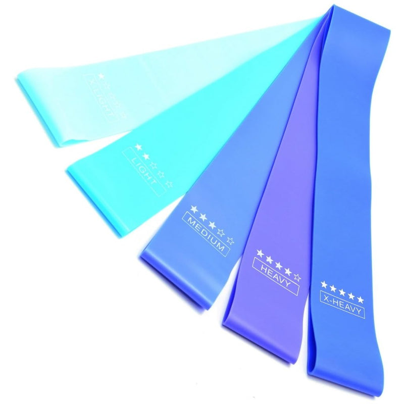 Laad afbeelding in Galerijviewer, Resistance Loop Exercise Bands Exercise Bands for Home Fitness, Stretching, Strength Training, Physical Therapy,Elastic Workout Bands for Women Men Kids - happygetfit.com

