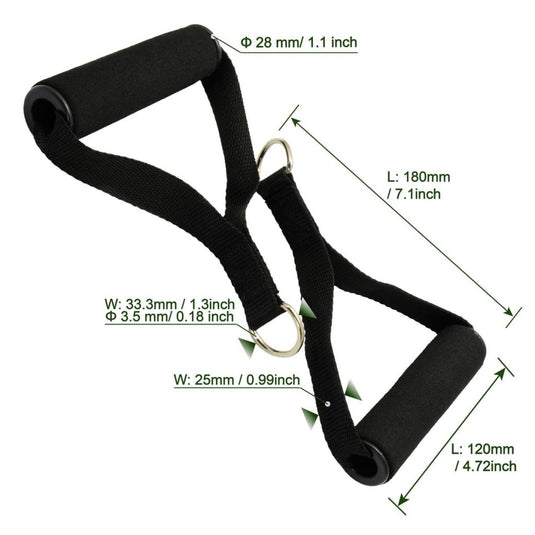 Resistance Loop Exercise Bands Exercise Bands for Home Fitness, Stretching, Strength Training, Physical Therapy,Elastic Workout Bands for Women Men Kids - happygetfit.com