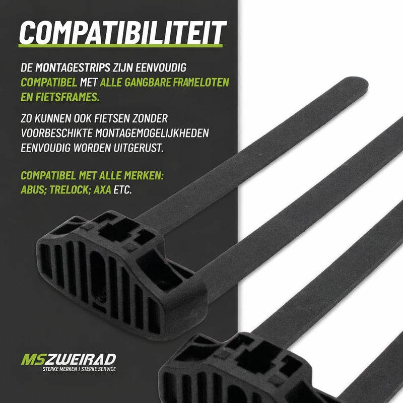 Laad afbeelding in Galerijviewer, Ringslot montagekit universeel zwart - happygetfit.com
