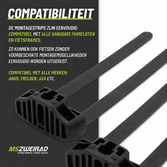 Ringslot montagekit universeel zwart - happygetfit.com
