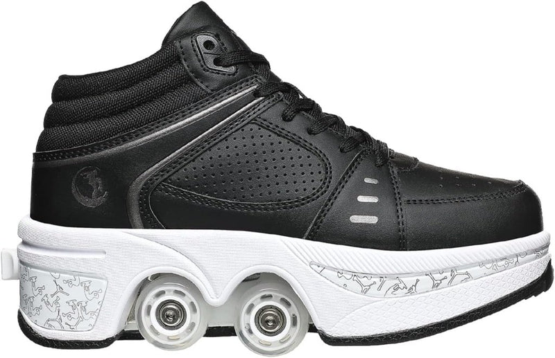 Laad afbeelding in Galerijviewer, Rolschaatsen, schoenen met wieltjes, skateschoenen, inline skates, verstelbare damesschoenen met wieltjes, voor meisjes - happygetfit.com

