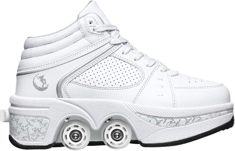 Laad afbeelding in Galerijviewer, Rolschaatsen, schoenen met wieltjes, skateschoenen, inline skates, verstelbare damesschoenen met wieltjes, voor meisjes - happygetfit.com
