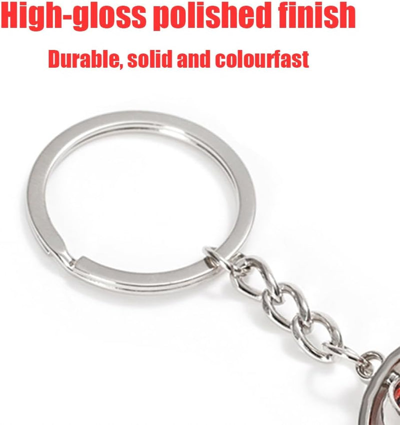 Chargez l'image dans la visionneuse de la galerie, Roterende basketbal sleutelhanger zilver - happygetfit.com
