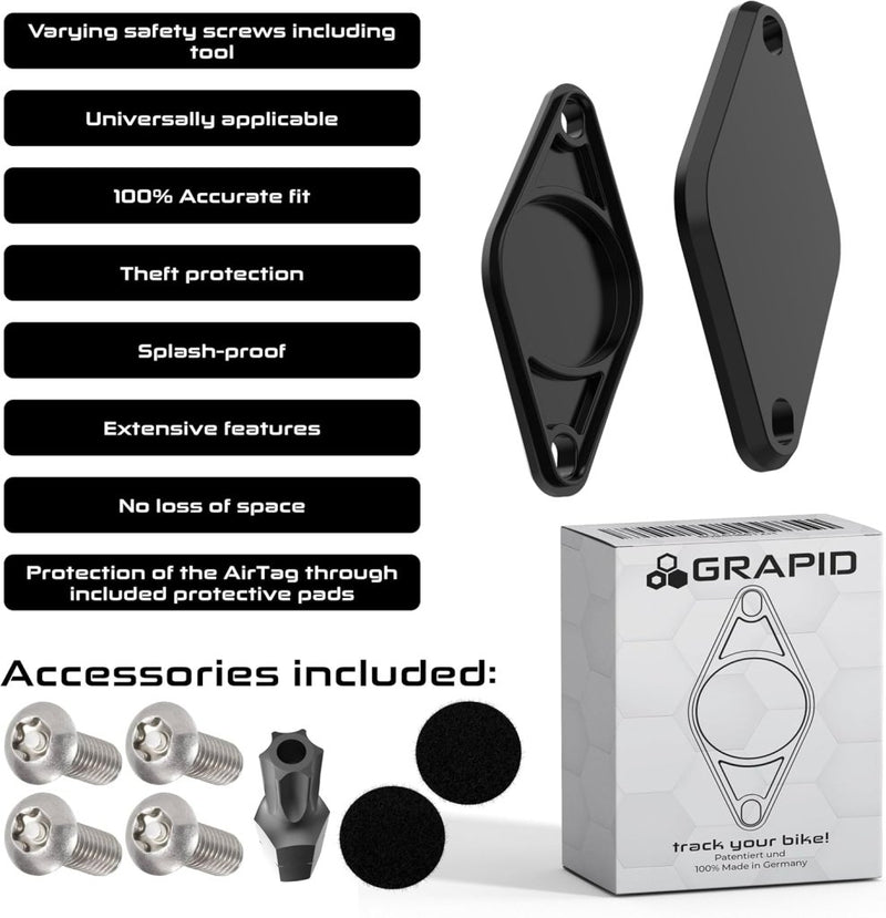 Load image into Gallery viewer, ROYTOOL AirTag Bike Mount - happygetfit.com
