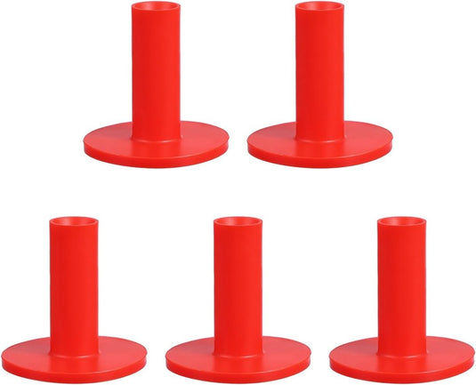Rubber golf tees 6x5 cm (5 stuks) - Oefen tees voor hitting mats - Golf balhouder driving range - happygetfit.com