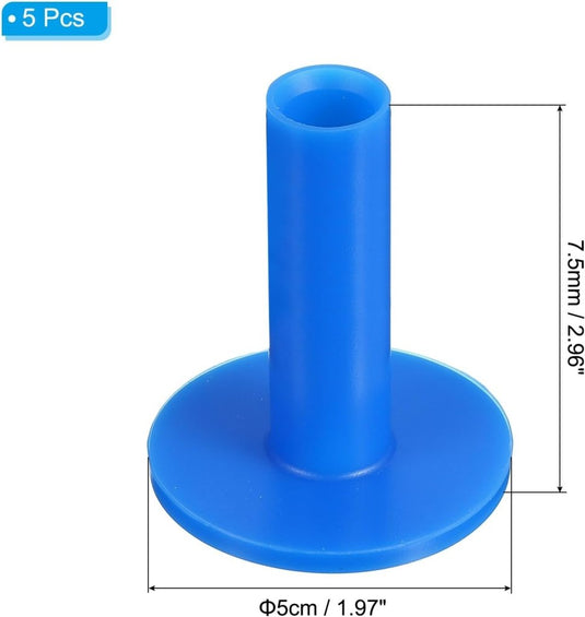 Rubber golf tees 6x5 cm (5 stuks) - Oefen tees voor hitting mats - Golf balhouder driving range - happygetfit.com