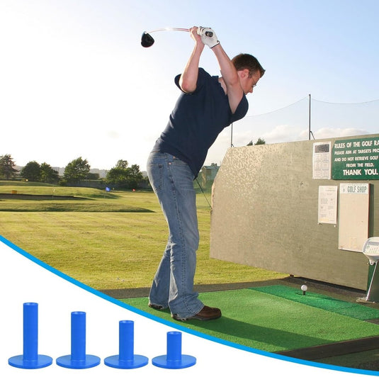 Rubber golf tees 6x5 cm (5 stuks) - Oefen tees voor hitting mats - Golf balhouder driving range - happygetfit.com