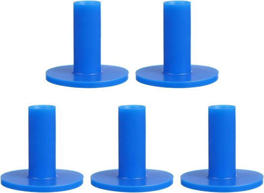 Rubber golf tees 6x5 cm (5 stuks) - Oefen tees voor hitting mats - Golf balhouder driving range - happygetfit.com