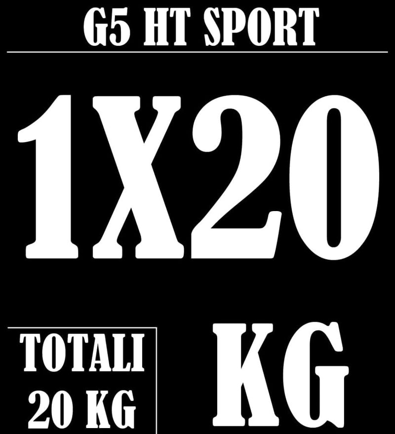 Load image into Gallery viewer, Rubberen gietijzeren schijven G5 HT SPORT Ø gat 25 mm voor sportschool en thuisgymnastiek van 0,5 tot 20 kg voor stuur en halters - happygetfit.com
