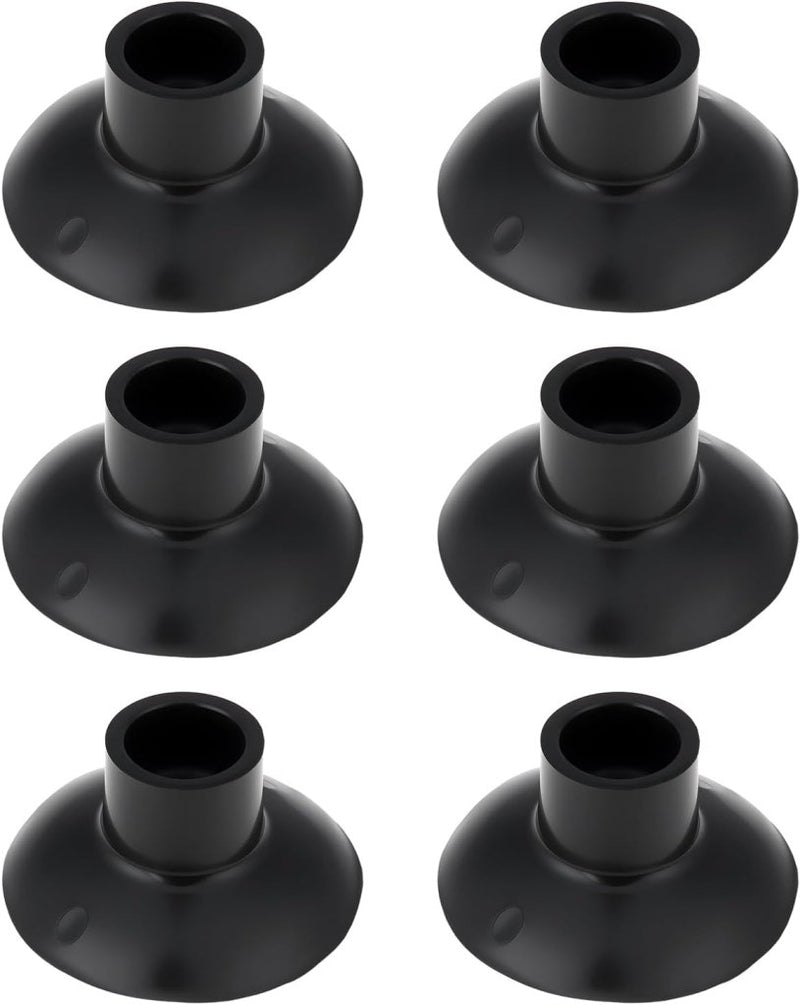 Carica immagine in Galleria Viewer, Rubberen voetdoppen met zuignap 6 stuks voor 25 mm palen – trampoline voetjes – outdoor accessoires - happygetfit.com
