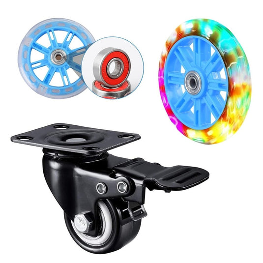 Rybtd 20 STUKS Skateboardlagers kleurenminiatuur, Dubbel afgeschermde lagers ABEC-9 608 2RS Skateboard Lager voor Lange Skateboards Vierwielige Skates Wielen Vervangende Lager - happygetfit.com
